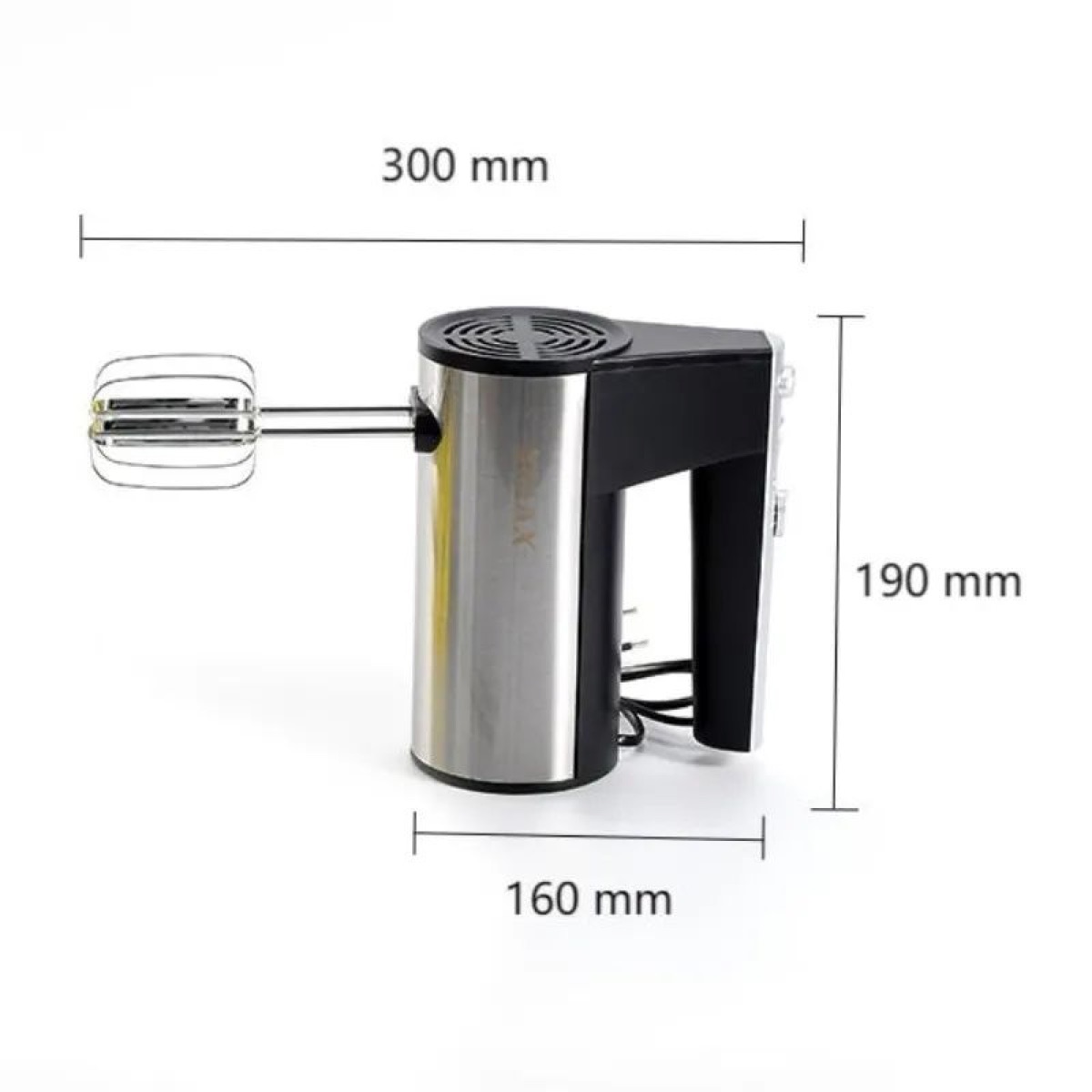 Electric 5 speeds multi-function egg bread hand food mixer, view 3