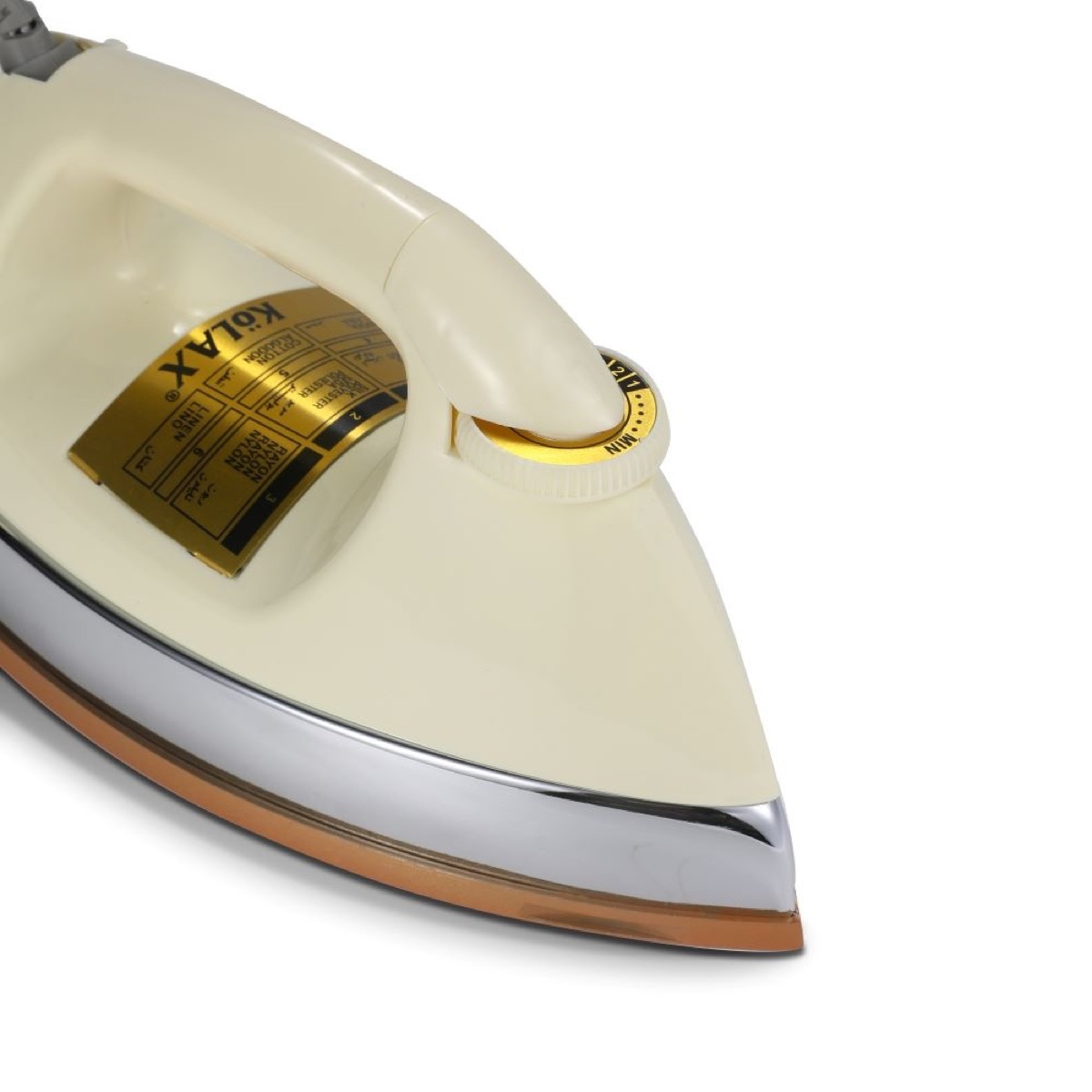 Lightweight Portable Dry Iron for Industry Household Usage Upgraded Mirror Ceramic Soleplate Without Steam 1200W, view 2