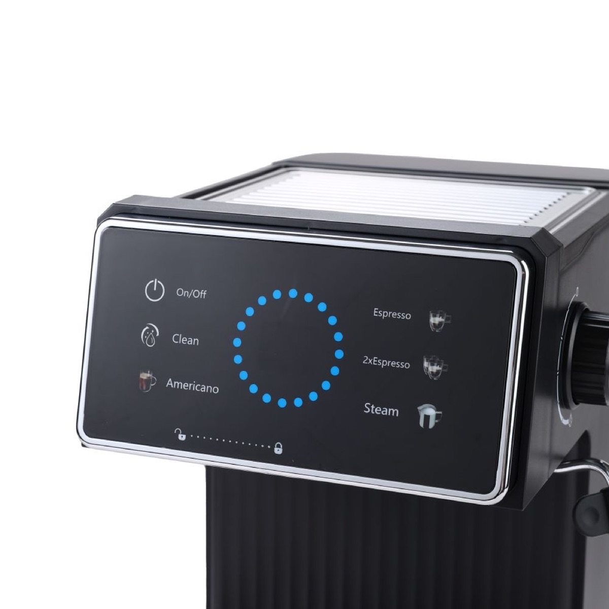 KöLAX 20 Bar Espresso Machine for Home and Office,Coffee Maker with Milk Frother, LED Touchscreen,1.8L Removable Water Tank, Professional Coffee Brewing, view 3
