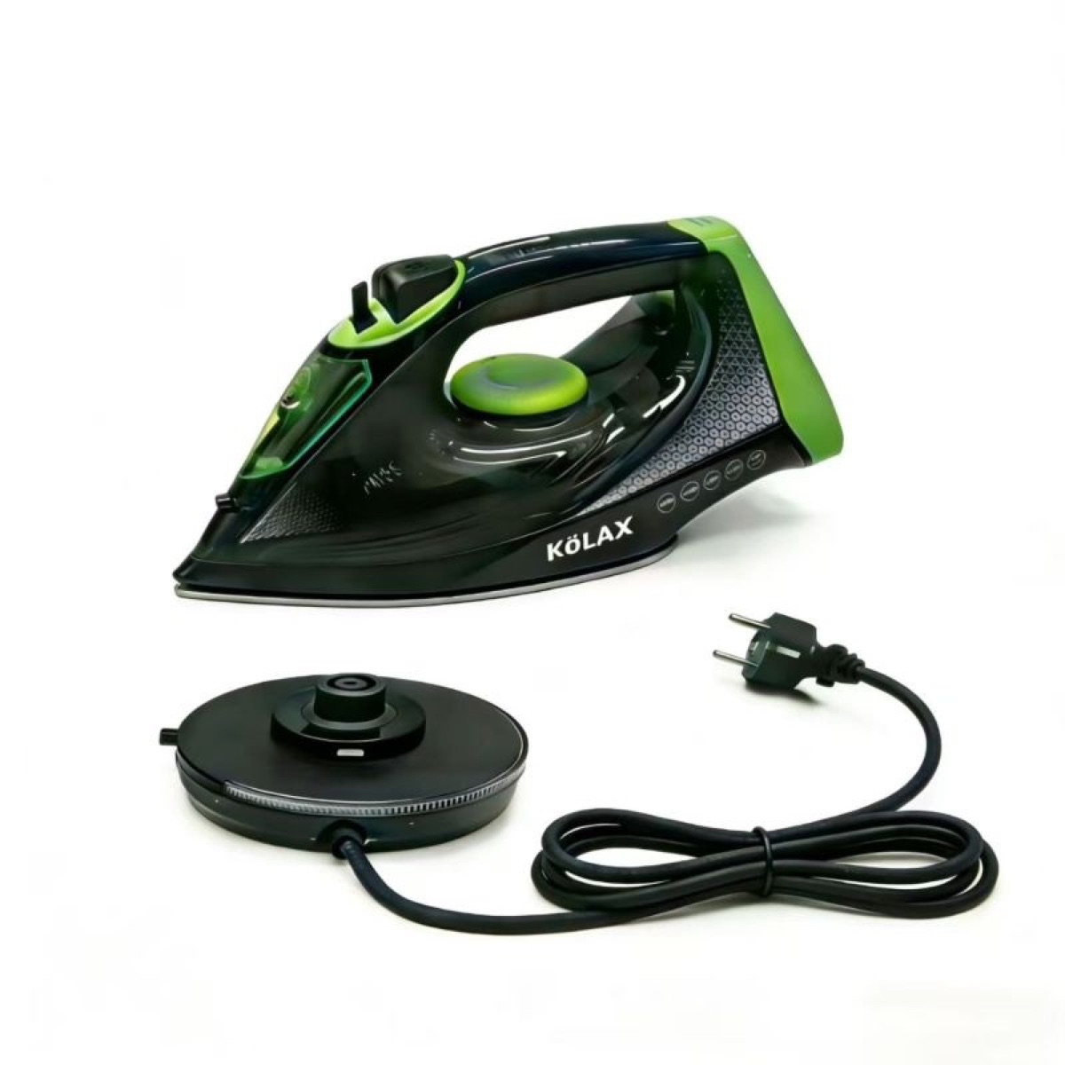 KöLAX Cordless Iron for Clothes, 3000W Steam Iron with Non-Stick Ceramic Soleplate, Auto Shut Off, Self-Clean, Burst of Steam,400ML Water Tank,, view 2