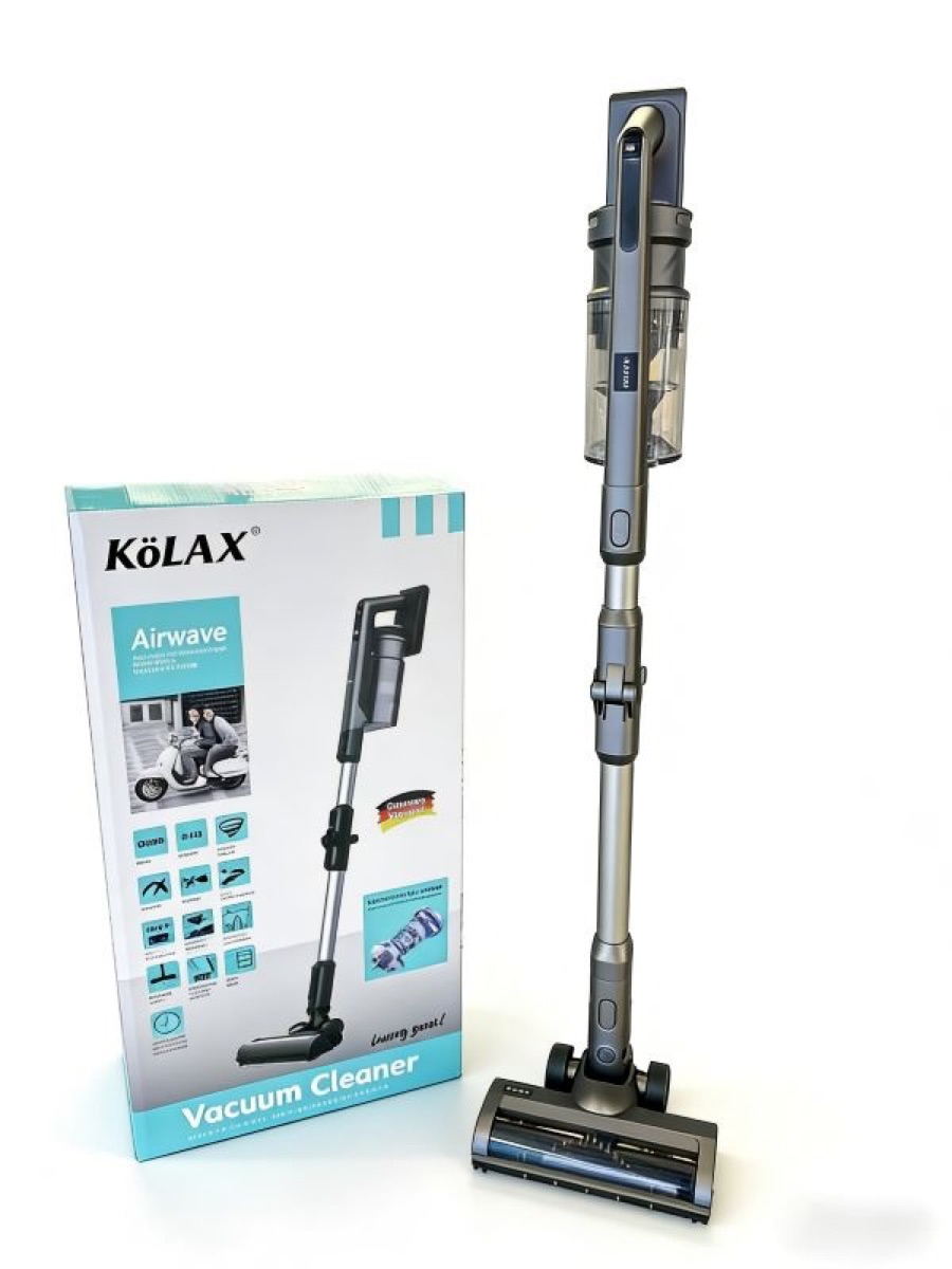 KöLAX Cordless Vacuum Cleaner, Brushless DC Motor,Upgraded 25KPA,500W,Self-Standing,0.5L Dust Cup, Anti-tangle Wireless Vacumm, Vacuum Cleaners for Home/Pet Hair/Carpets, view 2