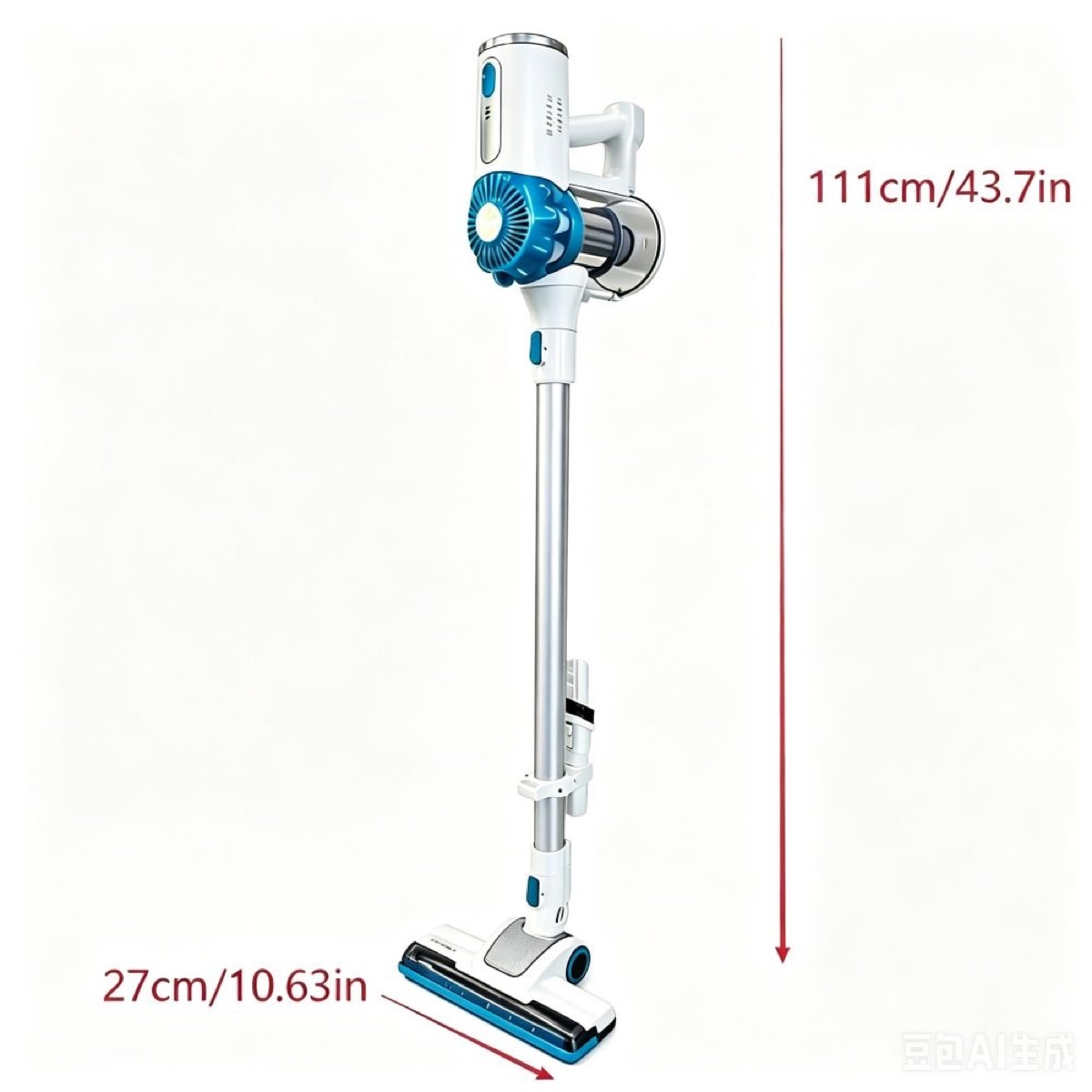 KöLAX Cordless Vacuum Cleaner,150W,Anti-Tangle Vacuum Cordless, Rechargeable Vacuum Cleaners for Home/Pet Hair/Carpet, view 3
