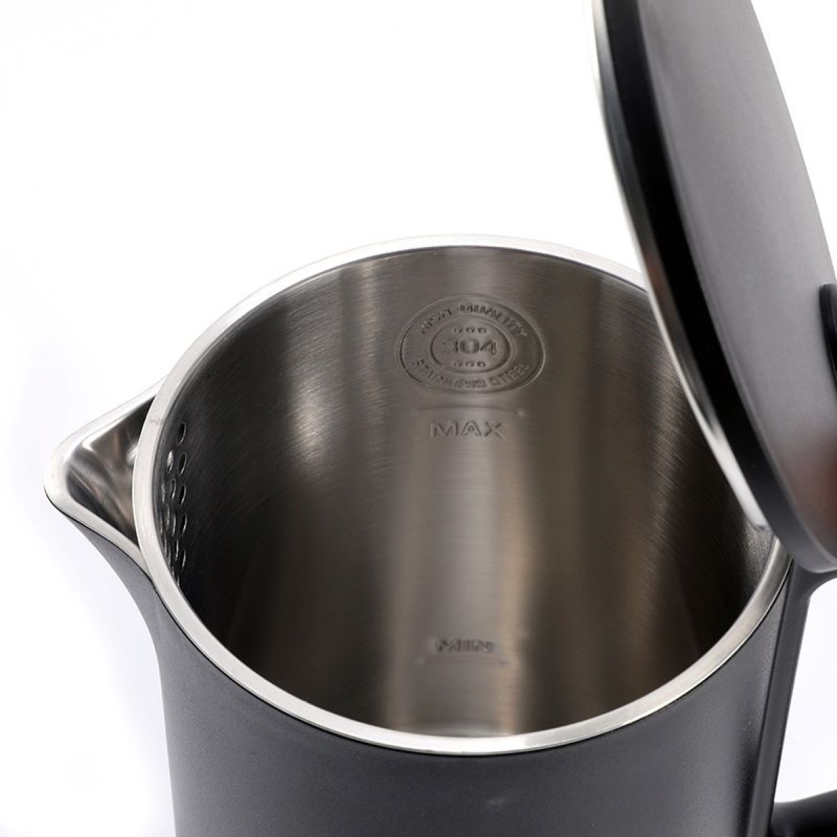 Electric Kettle, 304 Stainless Steel Interior, BPA-Free, Double Wall 1.7L Hot Water Boiler, 1500W Tea Kettle with Auto Shut-Off & Boil Dry Protection, LED Indicator, view 4