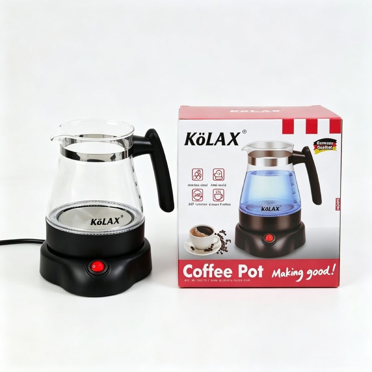 Electric Turkish Coffee Maker & Kettle | 800mL-600W | For Turkish Coffee, Heating Water, Tea | Heats Water, Milk, Coffee