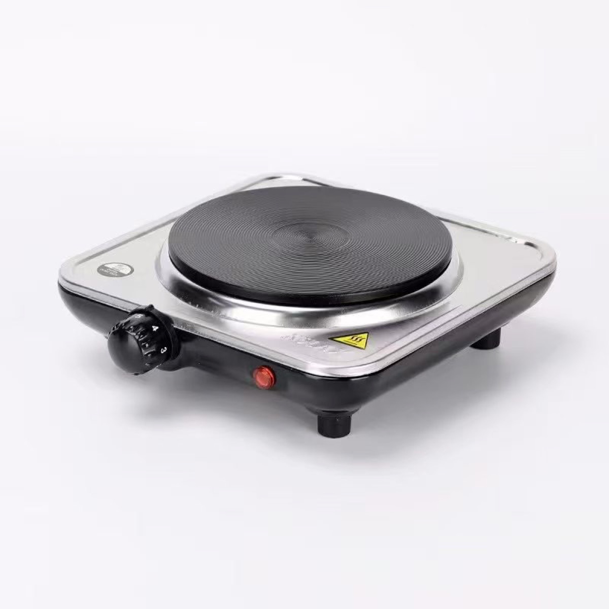 Electric single burner 5 level temperature control compact cooking stove and easy to clean stainless steel base induction cooker, view 2