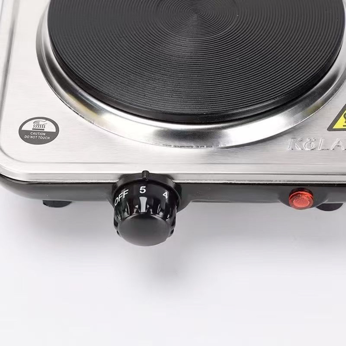 Electric single burner 5 level temperature control compact cooking stove and easy to clean stainless steel base induction cooker, view 4