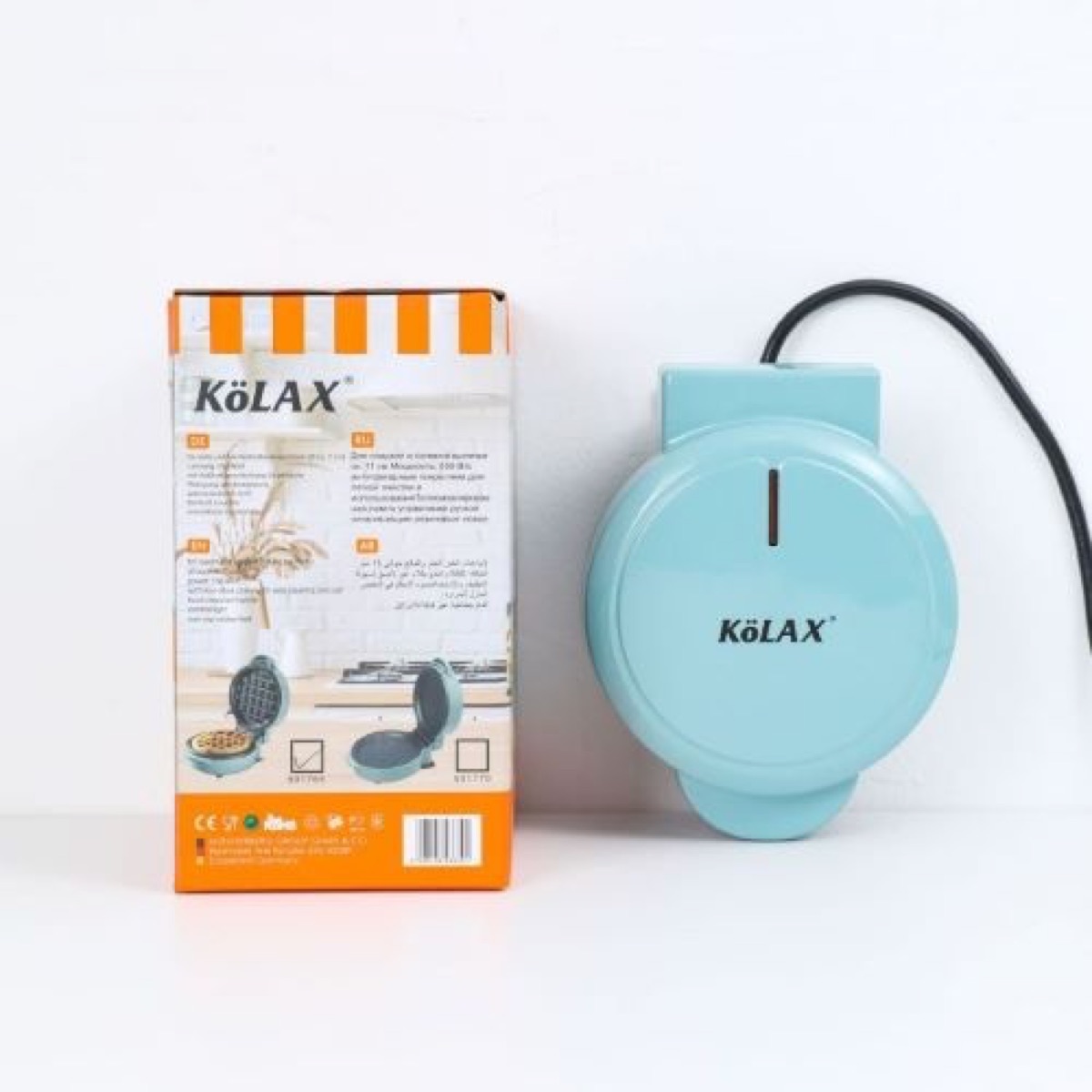 Mini Waffles Maker, Small Waffle Irons Non-stick, Breakfast Belgian Waffles, Mini Waffle Iron Make Waffle in Minutes, Portable Pancake Maker Machine for Kid, Easy to Clean, 5inch, blue